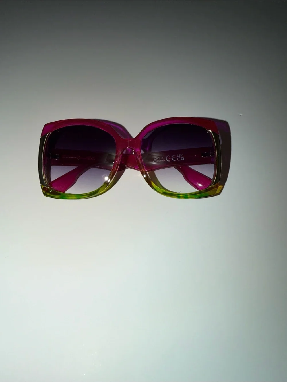 SHEIN Tropiscape Boho Oversized Square Frame Women's SunGlasses